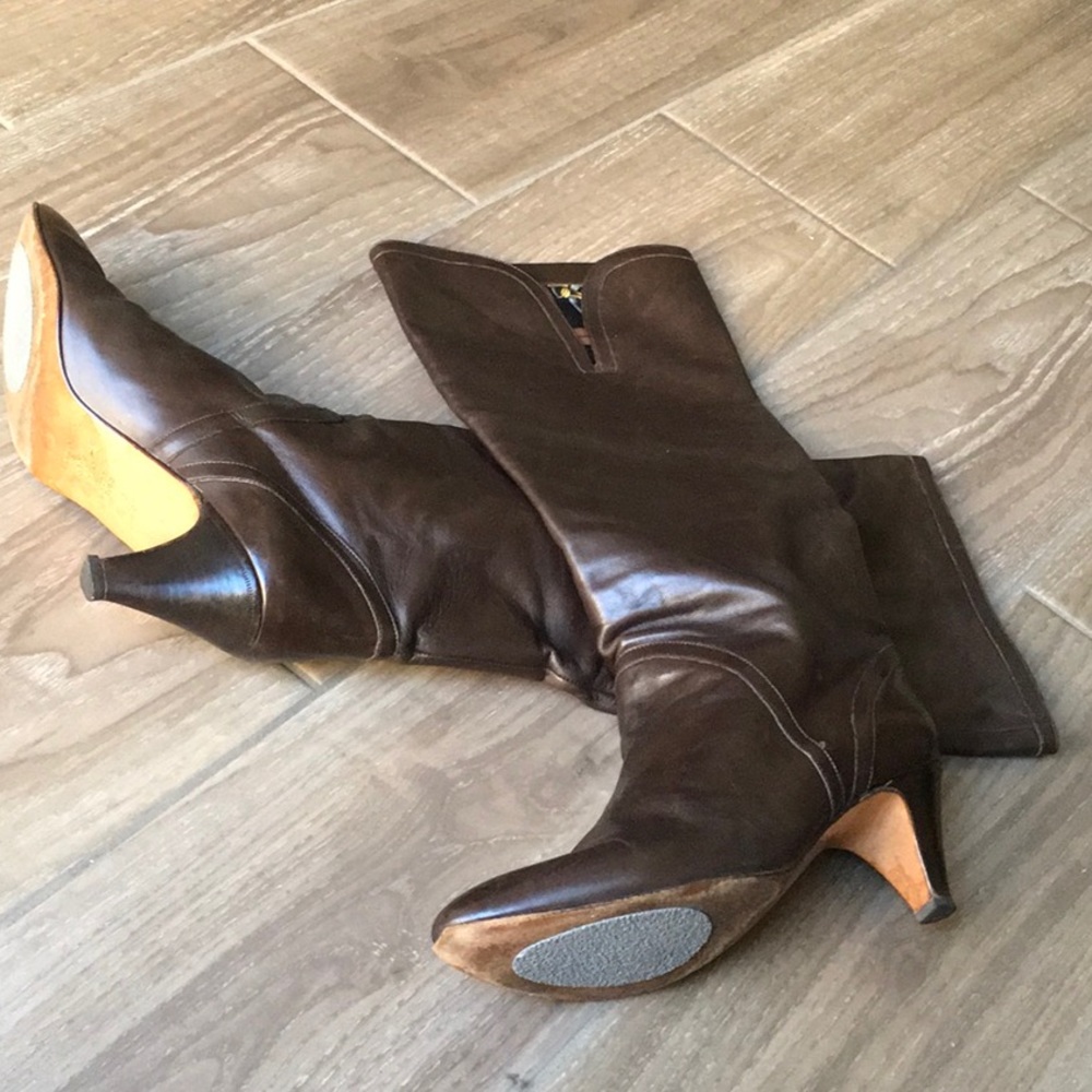 genuine leather riding boots